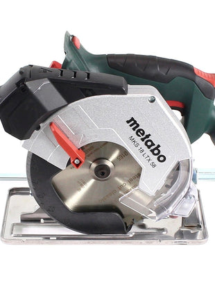 Sierra circular para metal a batería Metabo MKS 18 LTX 58 18V 165 mm (600771840) + 1x batería 5,5Ah + cargador + MetaLoc