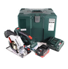 Metabo MKS 18 LTX 58 scie circulaire à métaux sur batterie 18V 165 mm (600771840) + 1x batterie 5,5Ah + chargeur + MetaLoc