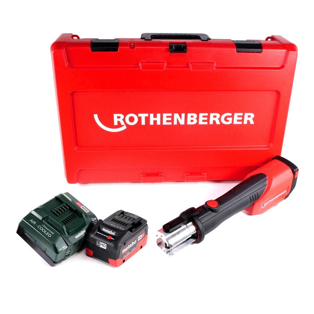 Rothenberger ROMAX 4000 CAS cordless crimping machine 18 V 34 kN + 1x battery 5.5 Ah + charger + case