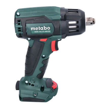 Metabo SSW 18 LTX 400 BL Trapano avvitatore ad impulsi a batteria 18V / 400Nm 1/2" Brushless ( 602205840 ) + Valigetta MetaLoc - senza batteria, senza caricabatterie