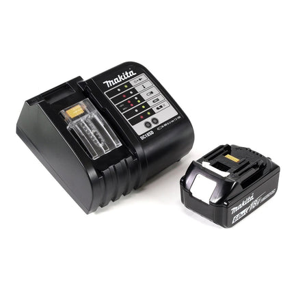 Makita DHP 453 SGTK W Taladro percutor inalámbrico 18 V 42Nm + 1x batería 6,0Ah + cargador + juego de brocas de 100 piezas + estuche