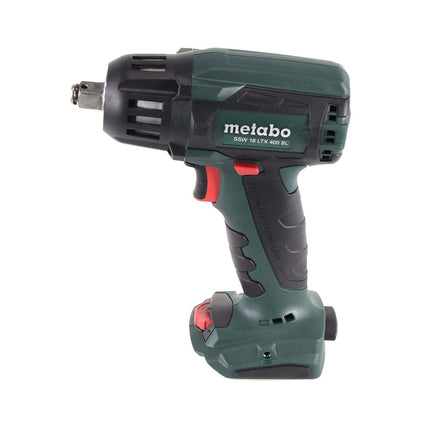Metabo SSW 18 LTX 400 BL Atornillador de impacto a batería 18 V 400 Nm 1/2" sin escobillas + 1x batería 5,2 Ah + cargador + metaBOX
