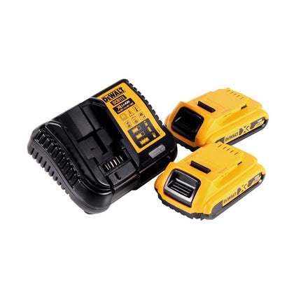 DeWalt DCR 027 D2 cordless radio DAB+ 10.8-18.0 V + 2x battery 2.0 Ah + charger