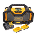 DeWalt DCR 027 D2 cordless radio DAB+ 10.8-18.0 V + 2x battery 2.0 Ah + charger