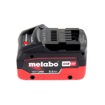 Metabo SSW 18 LTX 600 Atornillador de impacto a batería 18 V 600 Nm 1/2" + 1x batería LiHD 5,5 Ah + MetaLoc - sin cargador