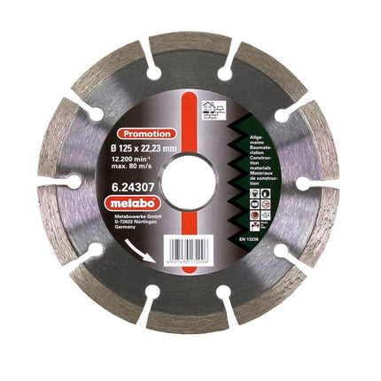 Meuleuse d'angle Metabo WEV 850-125 850 W 125 mm (603611000) + 26x disques à tronçonner + écrou à serrage rapide