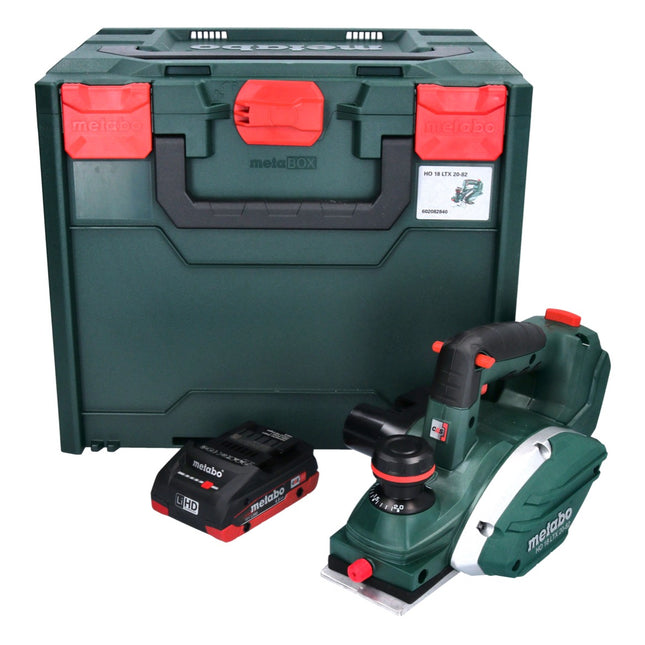 Metabo HO 18 LTX 20-82 Akku Hobel 18 V 82 mm + 1x Akku 4,0 Ah + metaBOX - ohne Ladegerät - Toolbrothers