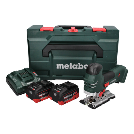 Metabo STA 18 LTX 140 Cordless Jigsaw 18V + 2x Batteries 8.0Ah + Charger + MetaBOX Case