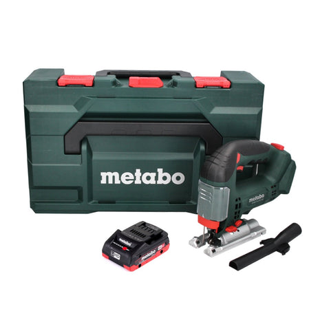 Metabo STAB 18 LTX 100 Cordless Jigsaw 18V + 1x LiHD Battery 4.0 Ah + MetaBOX Case - without charger