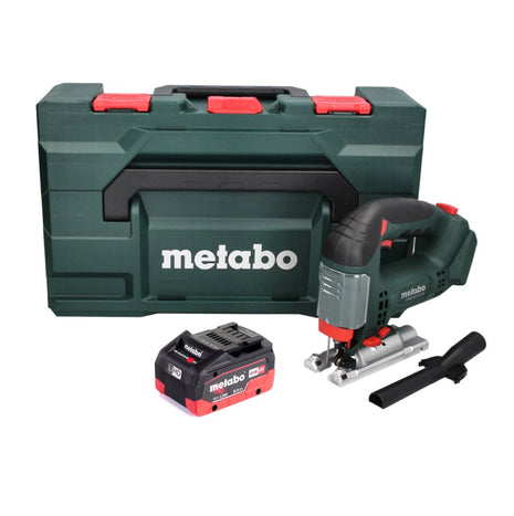 Metabo STAB 18 LTX 100 Cordless Jigsaw 18V + 1x Battery 8.0Ah + MetaBOX Case - without charger