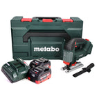 Sierra de calar a batería Metabo STAB 18 LTX 100 18 V + 2x batería LiHD 8,0 Ah + cargador + MetaBOX