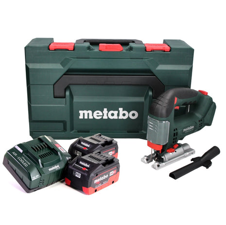 Metabo STAB 18 LTX 100 Cordless Jigsaw 18V + 2x Batteries 8.0Ah + Charger + MetaBOX Case