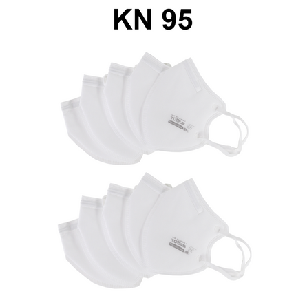 10x KN95 mascarilla de protección respiratoria 95% rendimiento del filtro FPP2 comparable