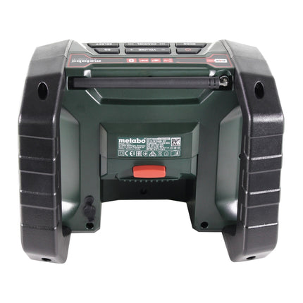 Metabo R 12-18 DAB+ BT radio de obra con batería 12-18 V DAB+ + 2x baterías 4,0 Ah + cargador
