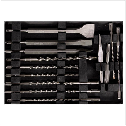 Makita D-21200 17tlg. SDS-Plus Bohrer und Meißel Set im Alukoffer - Toolbrothers