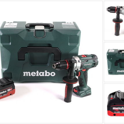 Metabo SB 18 LTX Impuls taladro percutor a batería 18 V 110 Nm + 1x batería LiHD 8,0 Ah + MetaLoc - sin cargador