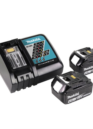 Taladro percutor inalámbrico Makita DHP 456 RMJ 18 V 50 Nm + Makpac + 2x batería 4,0Ah + cargador