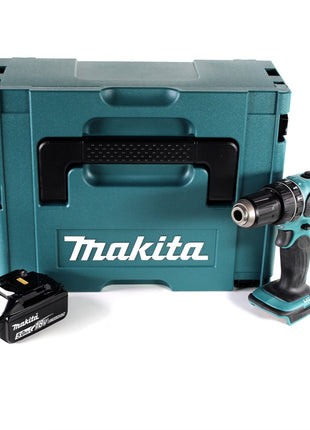 Taladro percutor inalámbrico Makita DHP 456 T1J 18 V 50 Nm + Makpac + 1x batería 5.0Ah - sin cargador