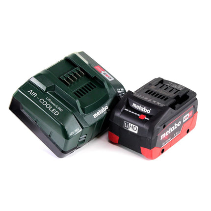 Metabo BS 18 LTX-3 BL QI taladro atornillador a batería 18 V 120 Nm sin escobillas + 1x batería LiHD 5,5 Ah + cargador + MetaLoc
