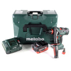 Metabo BS 18 LTX-3 BL QI taladro atornillador a batería 18 V 120 Nm sin escobillas + 1x batería LiHD 5,5 Ah + cargador + MetaLoc