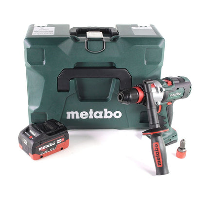 Metabo SB 18 LTX-3 BL QI taladro percutor a batería 18 V 120 Nm sin escobillas + 1x batería LiHD 5,5 Ah + metaBOX - sin cargador