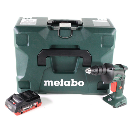 Metabo SE 18 LTX 4000 atornillador para construcción en seco a batería 18 V 7 Nm 1/4" + 1x batería LiHD 4,0 Ah + MetaLoc - sin cargador
