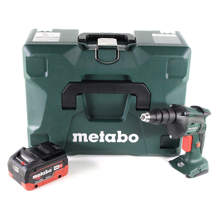Metabo SE 18 LTX 4000 atornillador para construcción en seco a batería 18 V 7 Nm 1/4" + 1x batería LiHD 8,0 Ah + MetaLoc - sin cargador