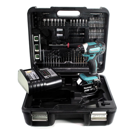 Makita DTD 152 SGTK clé à chocs sans fil 18 V 165 Nm + 1x batterie 6,0 Ah + chargeur + jeu d'accessoires 101 pièces + mallette