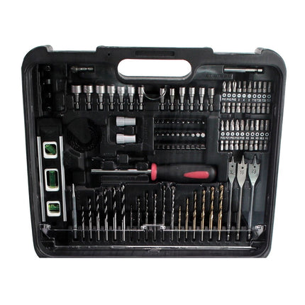 Llave de impacto a batería Makita DTD 156 SGTK 18 V 155 Nm + 1x batería 6,0 Ah + cargador + set de accesorios 101 piezas + estuche