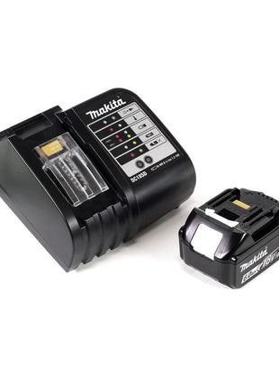 Taladro percutor inalámbrico Makita DHP 459 SGTK 18 V 45 Nm sin escobillas + 1x batería 6,0 Ah + cargador + set de accesorios 101 piezas + estuche