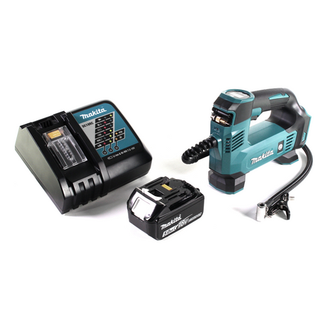 Makita DMP 180 RT1 cordless compressor 18 V 8.3 bar + 1x rechargeable battery 5.0 Ah + charger