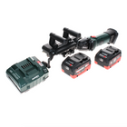Metabo RB 18 LTX 60 Lijadora de cinta para tubos a batería 18 V 60 mm + 2 baterías LiHD 5,5 Ah + cargador