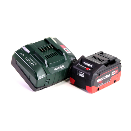 Metabo RB 18 LTX 60 Lijadora de cinta para tubos a batería 18 V 60 mm + 1x batería LiHD 8,0 Ah + cargador