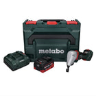 Roedor de batería Metabo NIV 18 LTX BL 1.6 Roedor sin escobillas de 18 V + 1x batería LiHD 5,5 Ah + cargador + metaBOX