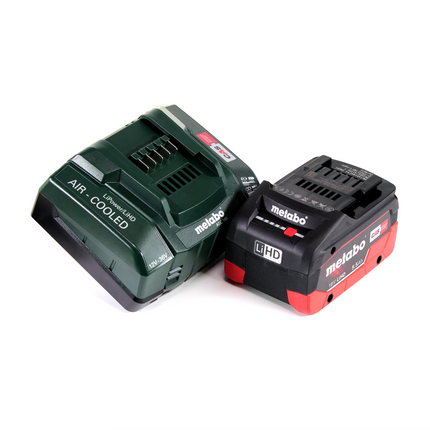 Metabo BF 18 LTX 90 Akku Bandfeile 18 V 90 mm + 1x LiHD Akku 5,0 Ah + Ladegerät