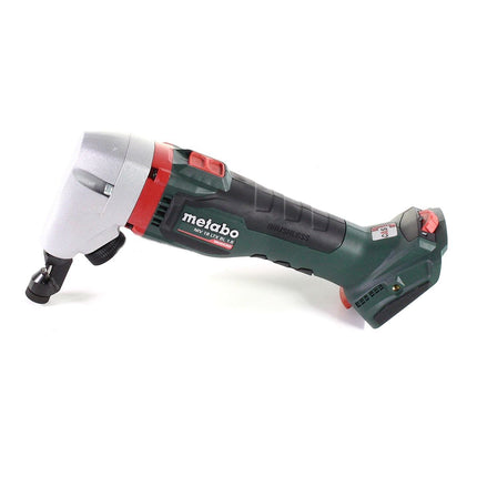 GRATIS 3 Jahre Full Service Rundum Schutz Metabo NIV 18 LTX BL 1.6 Akku Nibbler 18 V Brushless Knabber + 2x LiHD Akku 5,5 Ah + Ladegerät + MetaLoc