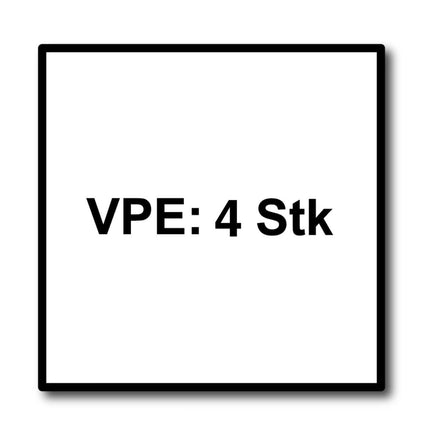 Cinta Meisterling Tyvek 60 mm x 25 m 4 piezas (4x 006300000210) Tyvek spunbond resistente al desgarro