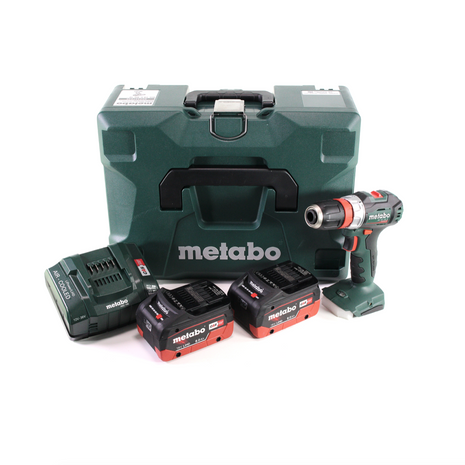 Metabo BS 18 L BL Q Akku Bohrschrauber 18 V 60 Nm Brushless + MetaLoc  + 2x Akku 8,0Ah LiHD + Ladegerät