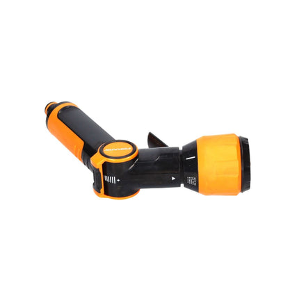 Pistola pulverizadora Fiskars Multi (1023665) cabezal de boquilla giratoria mango de agarre suave