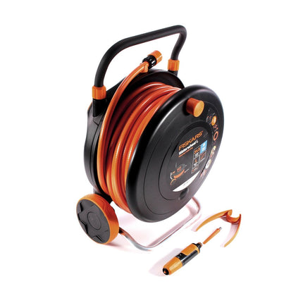 Fiskars Avvolgitore per tubo d'acqua da 30 m ( 1023644 ) + Accessori