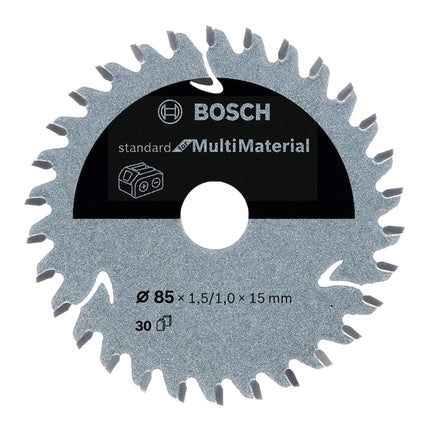 Sierra circular inalámbrica Bosch GKS 12V-26 Professional 12 V 85 mm + 2x baterías 3,0 Ah + cargador + hoja de sierra + L-Boxx