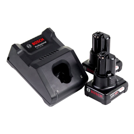 Sierra circular inalámbrica Bosch GKS 12V-26 Professional 12 V 85 mm + 2x baterías 6,0 Ah + cargador + hoja de sierra + L-Boxx