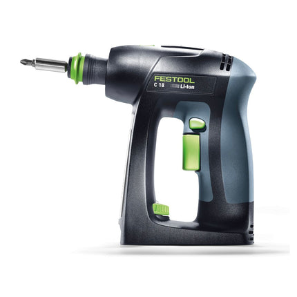 Festool C 18 Basic taladro atornillador a batería 18 V 45 Nm Brushless Solo + systainer (576434) + accesorio angular DD-AS - sin batería, sin cargador (sucesor de 574737)