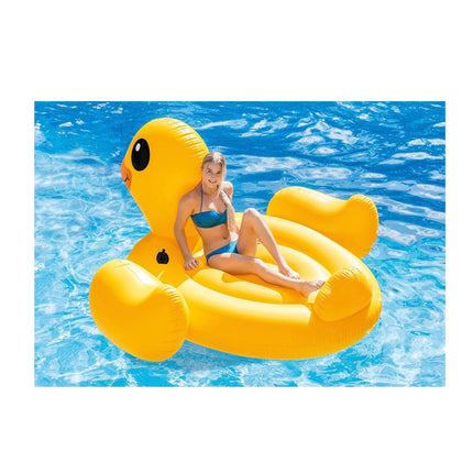 Intex Mega Duck Juguete Acuático Isla de Baño 221x221 cm (56286EU) Vinilo Hinchable