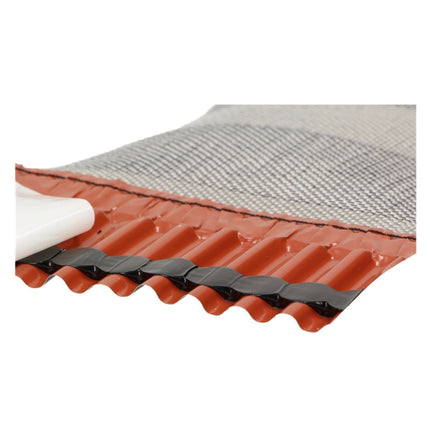 Meisterling rollo de cumbrera / rollo de cumbrera 320 mm x 5 m 4 piezas (4x 012100000400) Tejido PET spunbond de alto rendimiento estabilizado a los rayos UV negro 