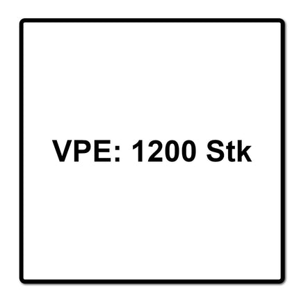 Meisterling Terrassenschrauben 5x60 mm 1200 Stück ( 6x 010010000211 ) CUT Spitze 90° Linsen Senkkopf mit Torx 2/3 Grobgewinde V2A Edelstahl