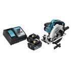 Sega circolare a batteria Makita DSS 611 RG 18 V 165 mm + 2x batterie 6,0 Ah + caricabatterie