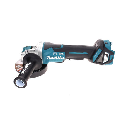 Amoladora angular sin cable Makita DGA 519 RG1 18 V 125 mm Brushless X-Lock + 1x batería recargable 6,0 Ah + cargador