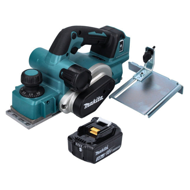 Makita DKP181F1 Cordless Planer 82mm 18V Brushless + 1x Battery 3.0 Ah - without charger