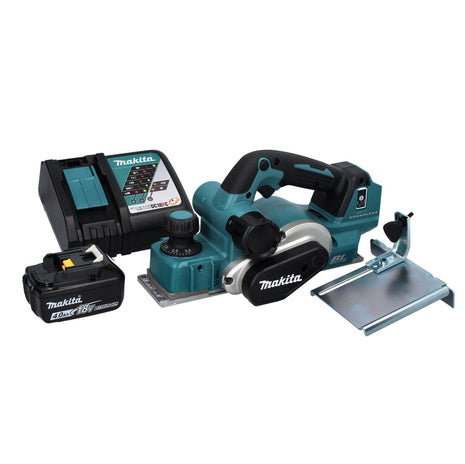 Makita DKP 181 RM1 strug akumulatorowy 82 mm 18 V bezszczotkowy + 1x akumulator 4,0 Ah + ładowarka